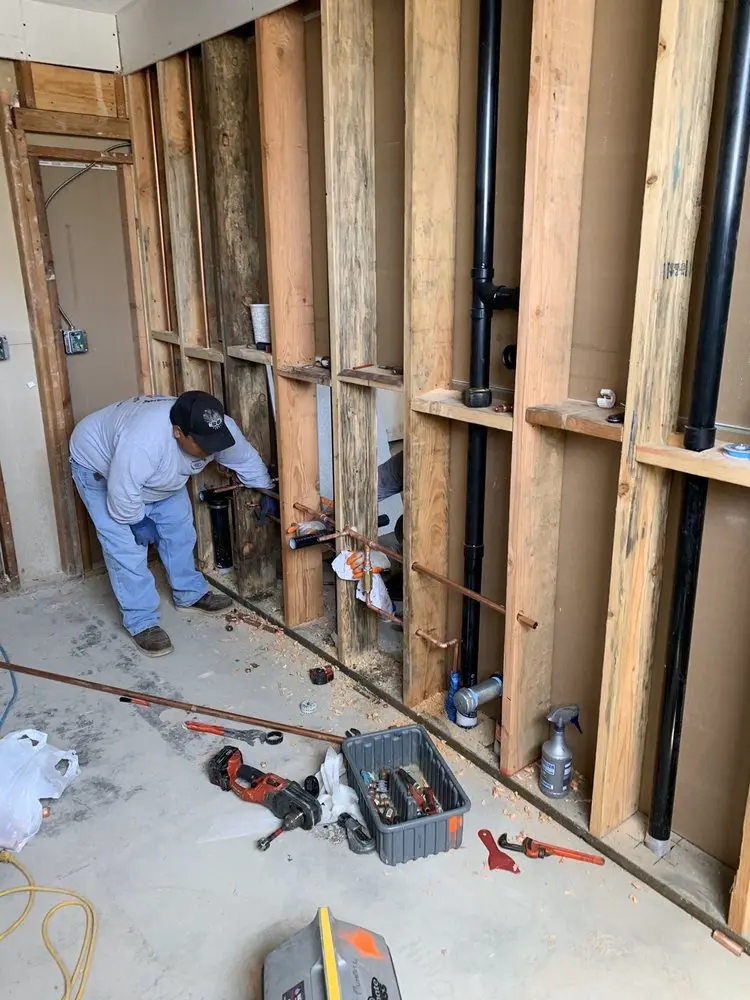 Commercial rough-in plumbing for Gas Line Repair in Old Town Meridian